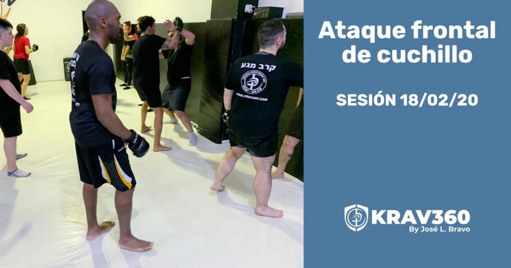 Ataque frontal con cuchillo