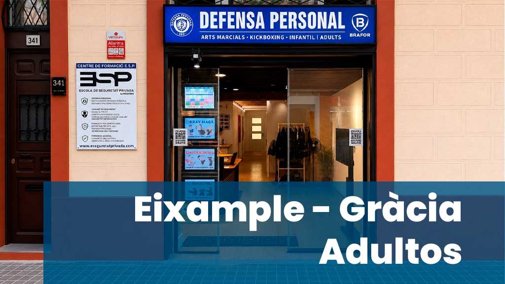 Sede Eixample, Defensa personal Adultos