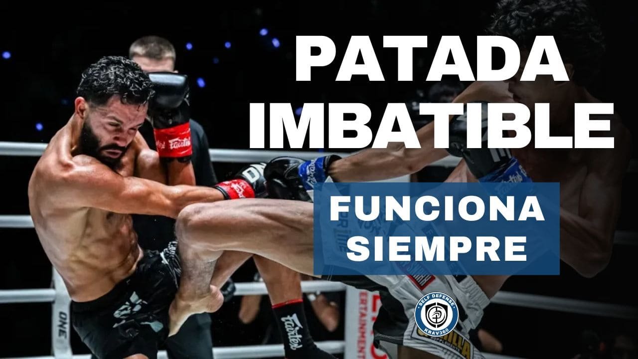 patada del krav maga imbatible que funciona siempre